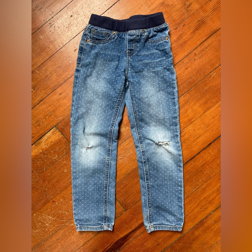 Cat&Jack Polka Dot Skinny Jeans 5T
